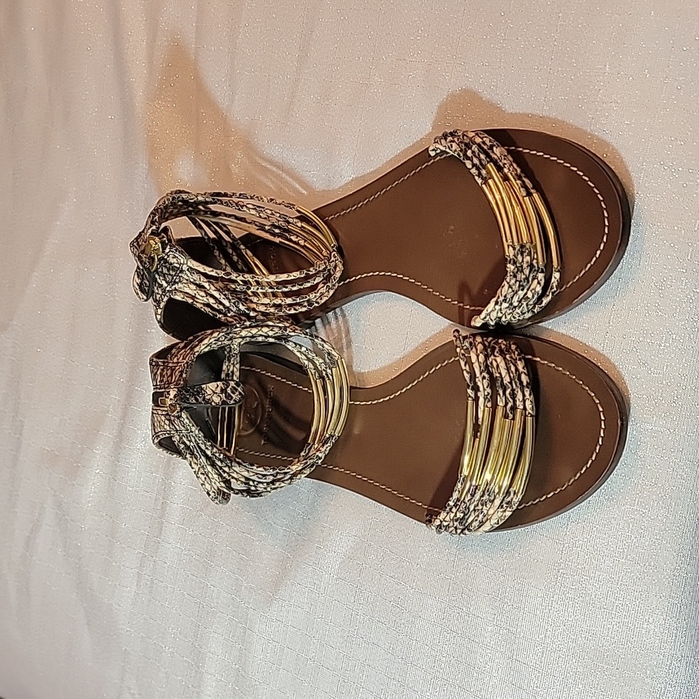 Tory Burch Mignon Rings Sandals Women's Size 10 But Fits Like A 9.5 - Picture 2 of 14